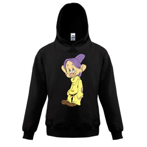 Детская толстовка, Черный, Dopey art