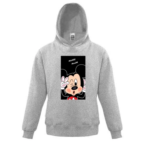 Детская толстовка, Серый, Mickey mouse baby