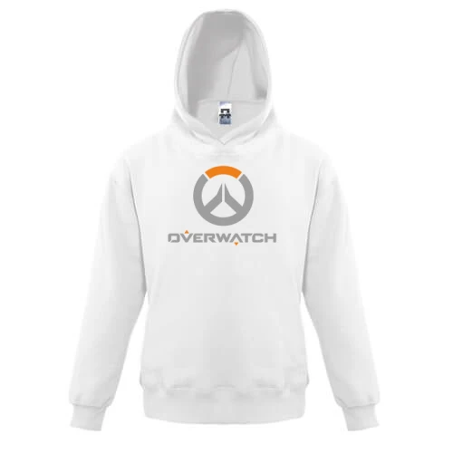 Детская толстовка, Белый, Overwatch logo