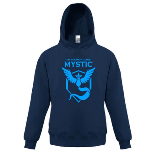 Детская толстовка, Синий, с покемоном "Mystic"