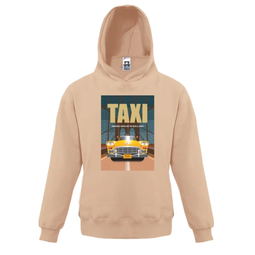 Детская толстовка с постером из т.с.Taxi