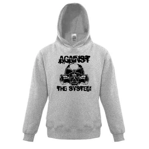 Дитяча толстовка, Білий, Against The System