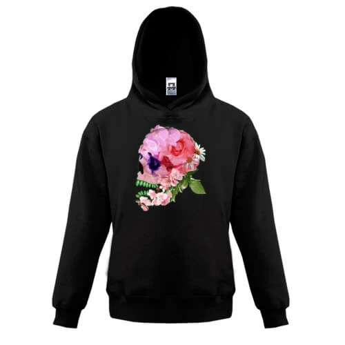 Детское худи Rose skull
