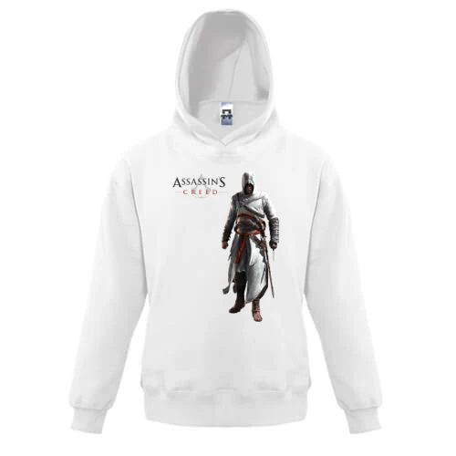 Детская толстовка, Белый, Assassin’s Creed Altair