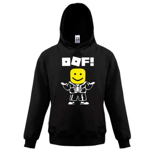 Детская толстовка, Черный, Roblox OOF