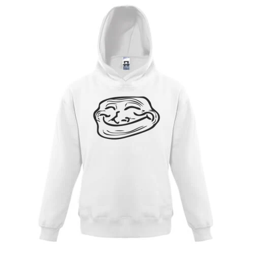 Детская толстовка Троллфэйс довольный (Trollface Happy))