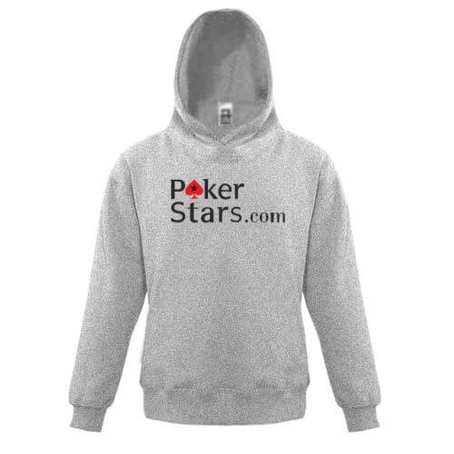 Детская толстовка, Серый, Poker Stars.com