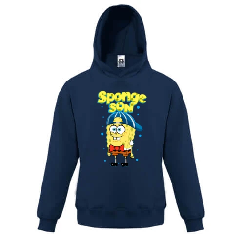 Детская толстовка, Синий, Spounge son