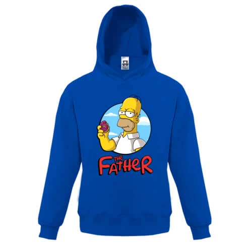 Дитяча толстовка, Синій, The Father (Сімпсони)