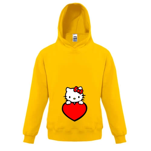 Детское худи Kitty с сердцем