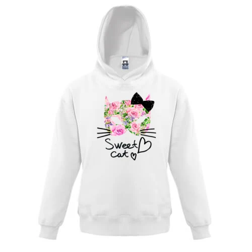 Дитяча толстовка Sweet cat (з квітів)