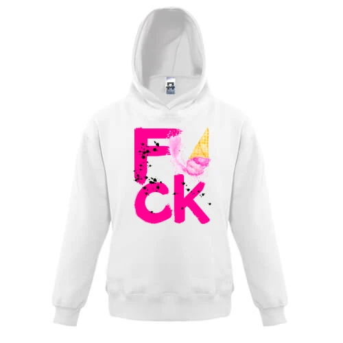 Дитяча толстовка F_ck Ice Cream (pink)