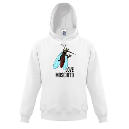 Дитяча толстовка, Білий, Love Moschito