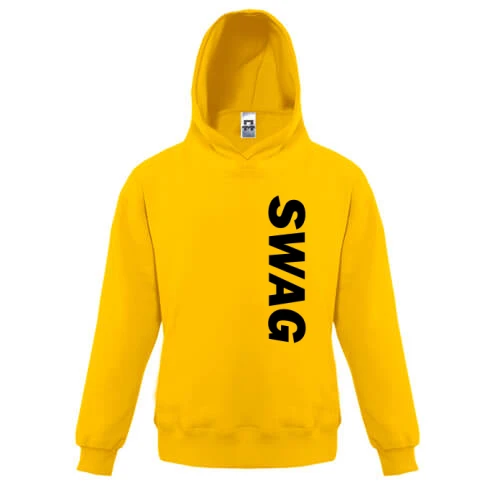 Детская толстовка, Желтый, Swag вертикаль