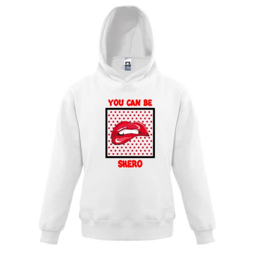 Дитяча толстовка You can be shero