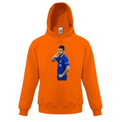 Детская толстовка, Оранжевый, c Eden Hazard