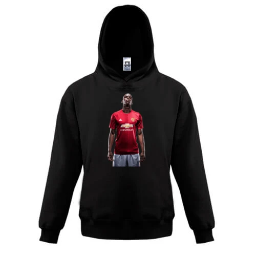 Дитяча толстовка, Чорний, з Paul Pogba