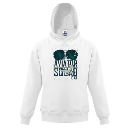 Дитяча толстовка з окулярами "aviator squad"