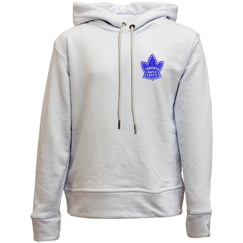 Детский худи без флиса с вышитой эмблемой Toronto Maple Leafs