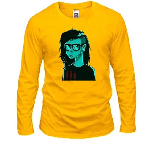 Мужской лонгслив со Skrillex (арт)