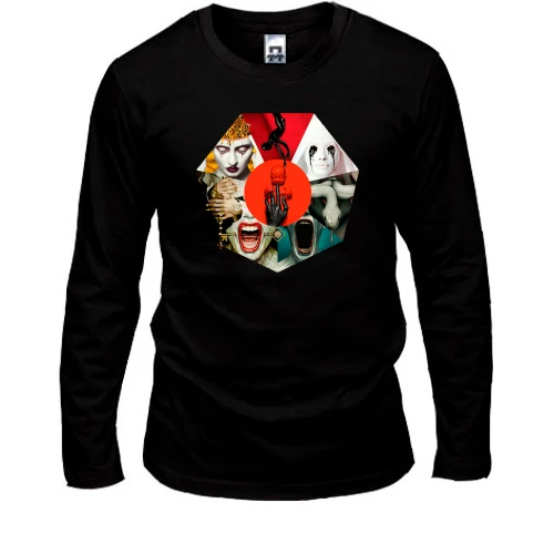 Чоловічий лонгслів з постером American Horror Story