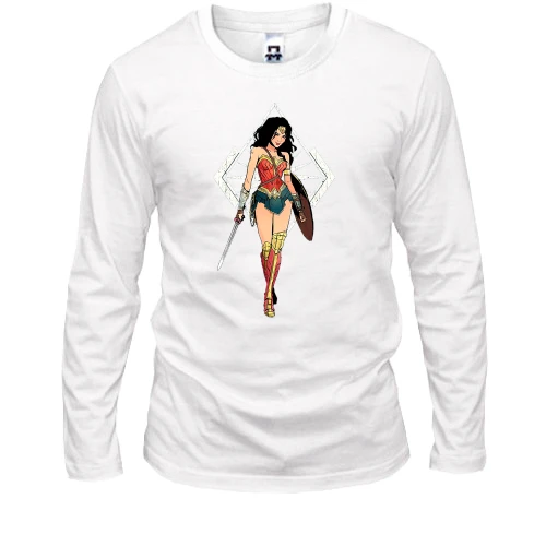Чоловічий лонгслів з Чудо-Жінкою (Wonder Woman)