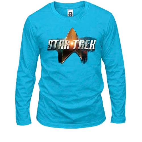 Чоловічий лонгслів з написом Star Trek