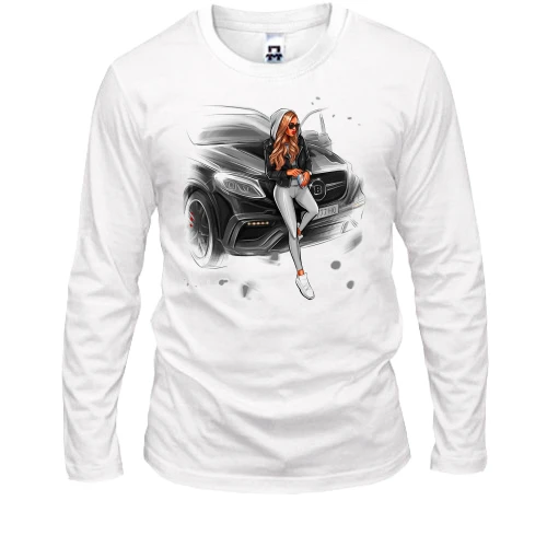 Мужской лонгслив Mercedes GLE Brabus Art