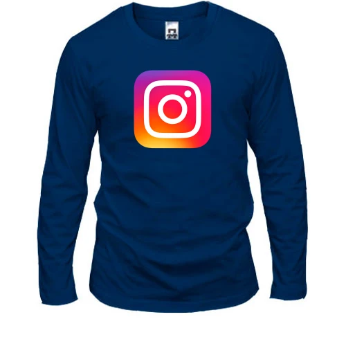 Чоловічий лонгслів з логотипом Instagram