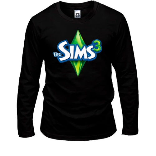 Чоловічий лонгслів з логотипом Sims 3