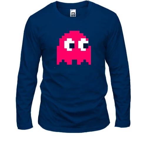 Чоловічий лонгслів з мобом з гри Pac man