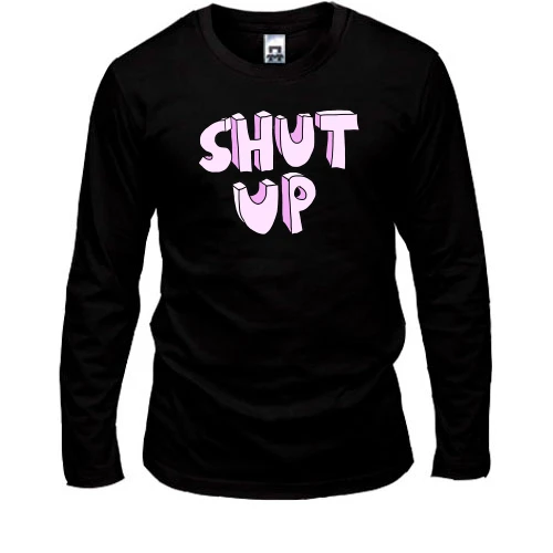 Мужской лонгслив Shut Up