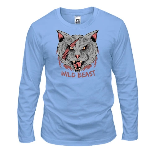 Чоловічий лонгслів Wild beast