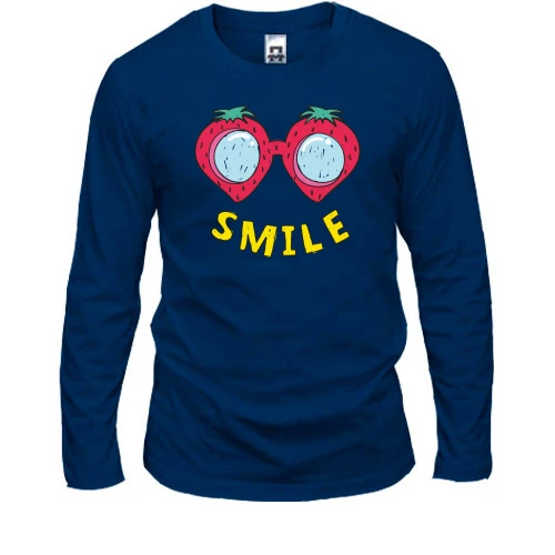 Чоловічий лонгслів Smile Полуниця