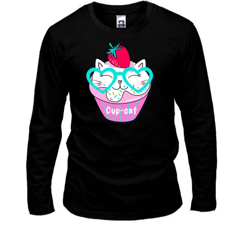 Мужской лонгслив Cup Cat