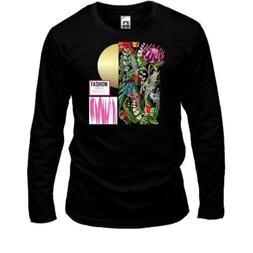 Чоловічий лонгслів Fashion Basic Flowers