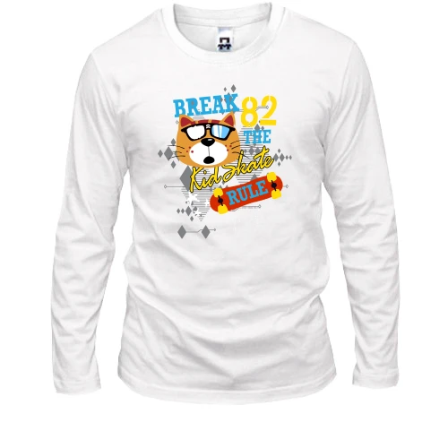 Чоловічий лонгслів Break the Kid Skate rule