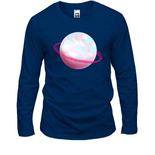Мужской лонгслив Pink planet