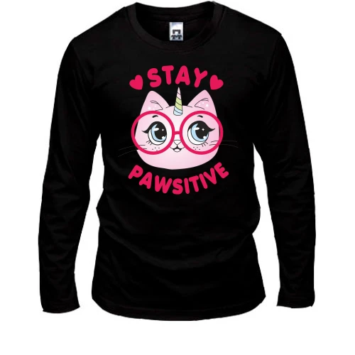 Чоловічий лонгслів Stay Pawsitive