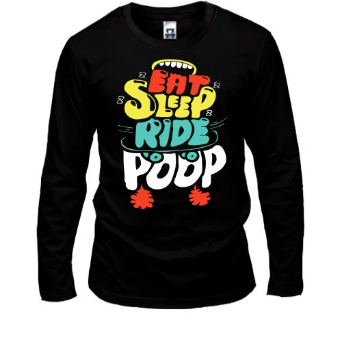Мужской лонгслив Eat Sleep Ride