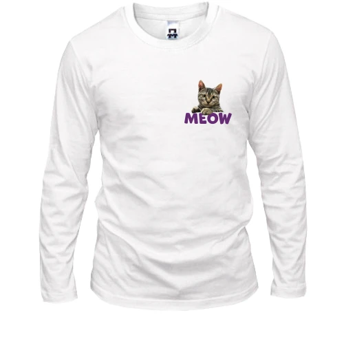Чоловічий лонгслів Meow (mini)