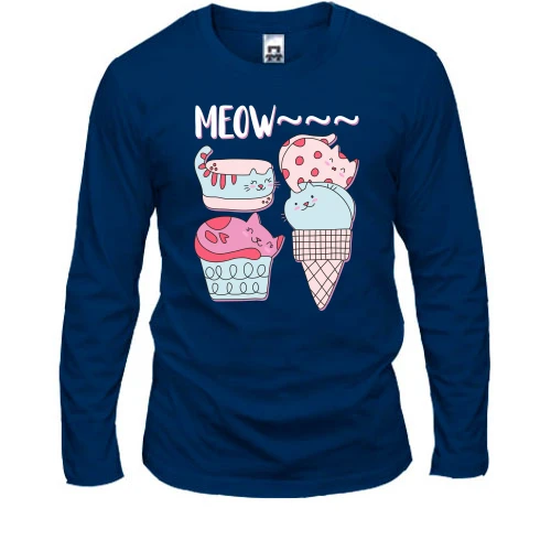 Чоловічий лонгслів MEOW Cats
