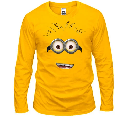 Чоловічий лонгслів Minion face