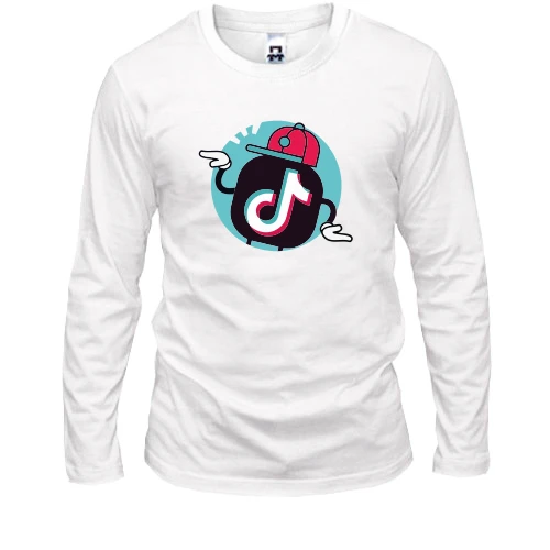 Чоловічий лонгслів Tiktok icon.