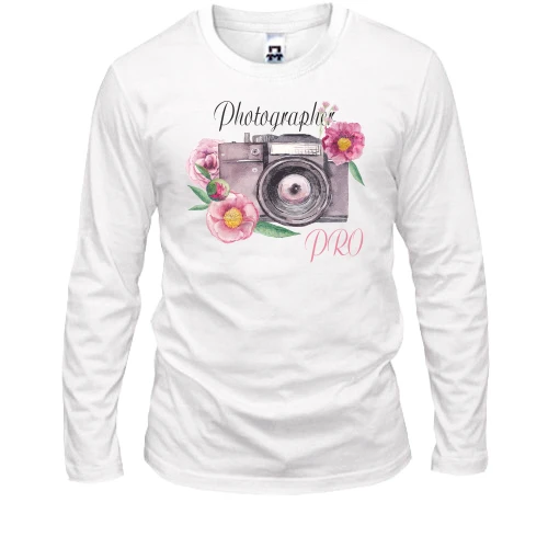 Мужской лонгслив Photographer PRO