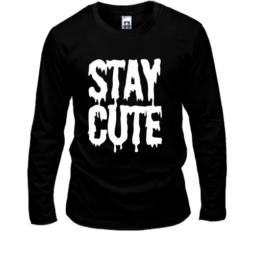 Мужской лонгслив stay cute