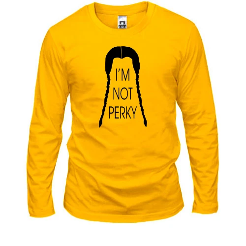Мужской лонгслив I`m not Perky