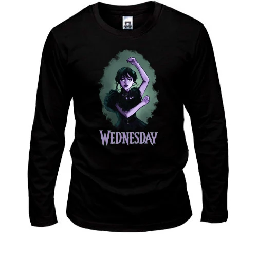 Мужской лонгслив Wednesday (АРТ)