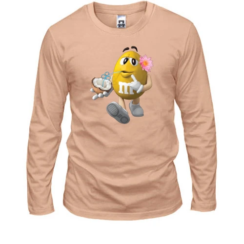 Мужской лонгслив "M&M's с Кокосом"