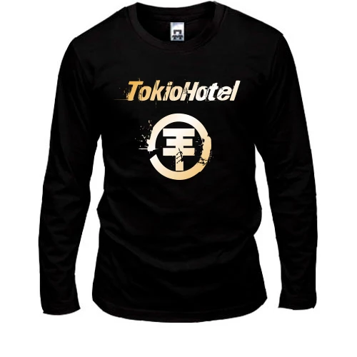 Мужской лонгслив, Черный, Tokio Hotel 2